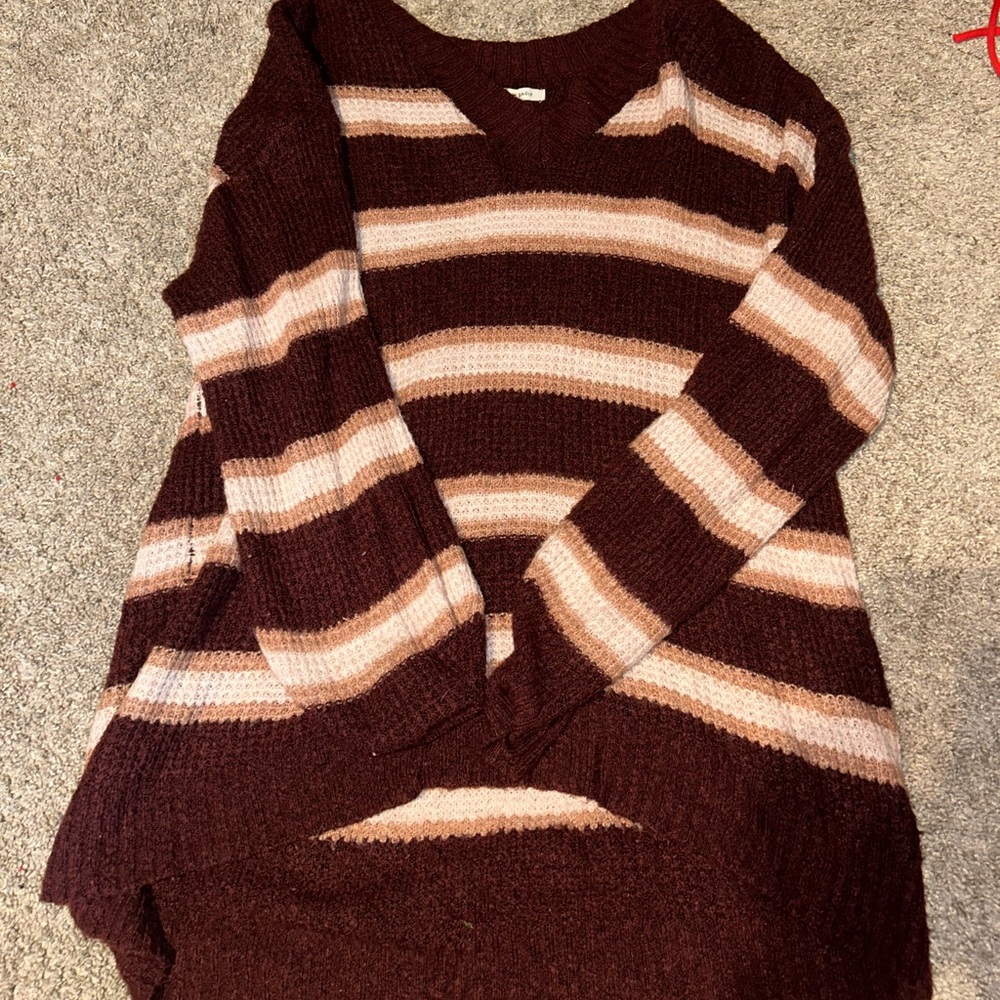 American Eagle Oversized V-Neck Sweater